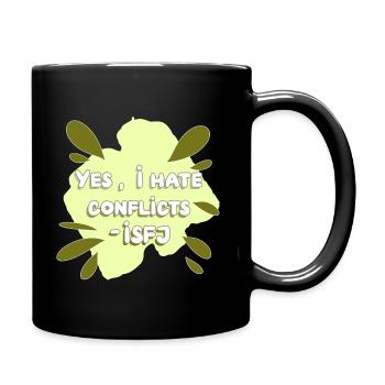 ISFJ mbti stereotypes - Full Colour Mug - black - Right