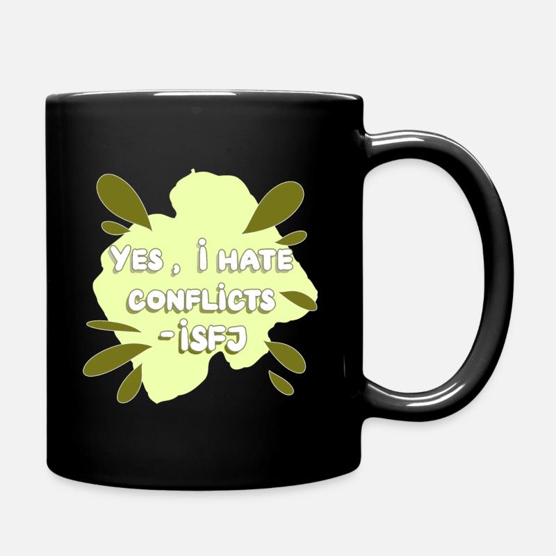 ISFJ mbti Stereotype - Tasse einfarbig - Schwarz