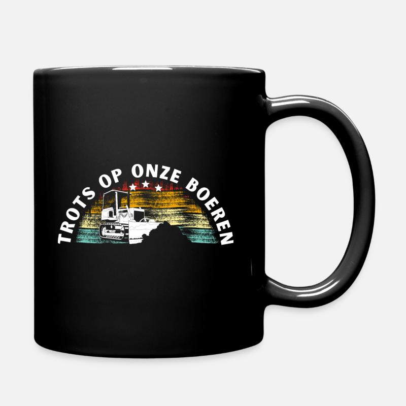TROTS OP ONZE BOEREN - Tasse einfarbig - Schwarz