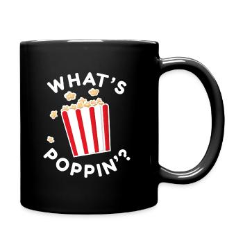 Qu’est-ce que Poppin' - Mug uni - noir - Droite