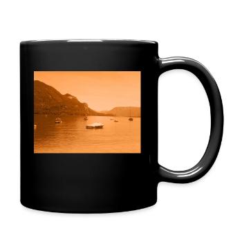 Lac à Orange - Mug uni - noir - Droite