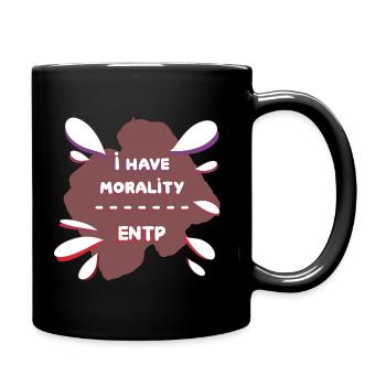 ENTP Stereotype Design Moral - Tasse einfarbig - Schwarz - Rechts