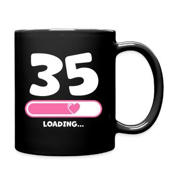 35ème anniversaire 35 ans cadeau - Mug uni - noir - Droite