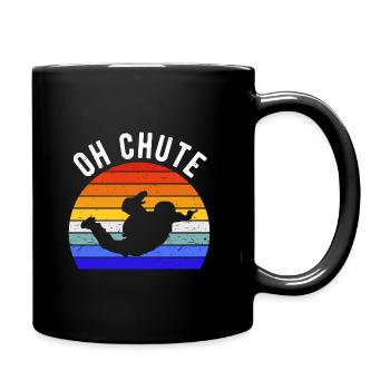 Drôle de parachutisme - Oh Chute I - Mug uni - noir - Droite