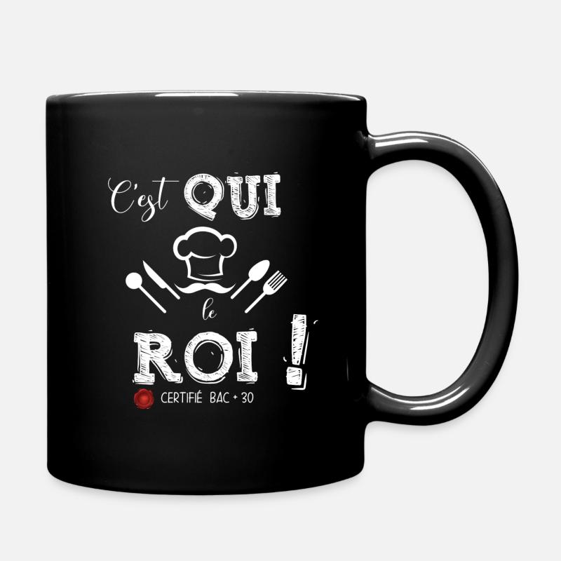 TABLIER DE CUISINE - Mug uni - noir