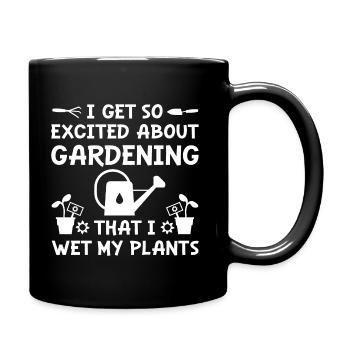 I Wet My Plants - Full Colour Mug - black - Right