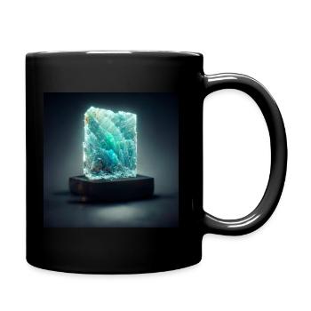 Cristal de lumière - Mug uni - noir - Droite