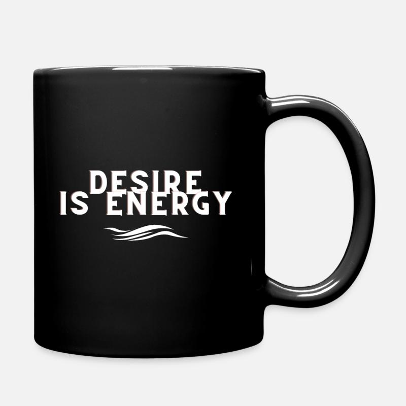Desire is Energy - Full Colour Mug - black