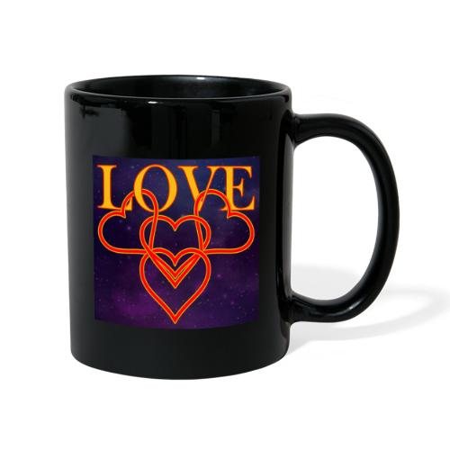 LOVE 4 Hearts - Universum - Tasse einfarbig