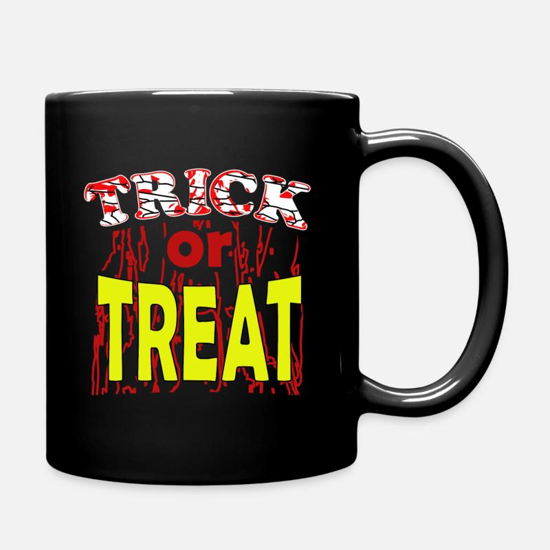 Trick or Treat Halloween - Full Colour Mug - black