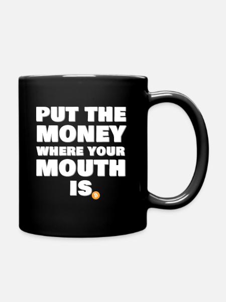 Put the money! - Full Colour Mug - black