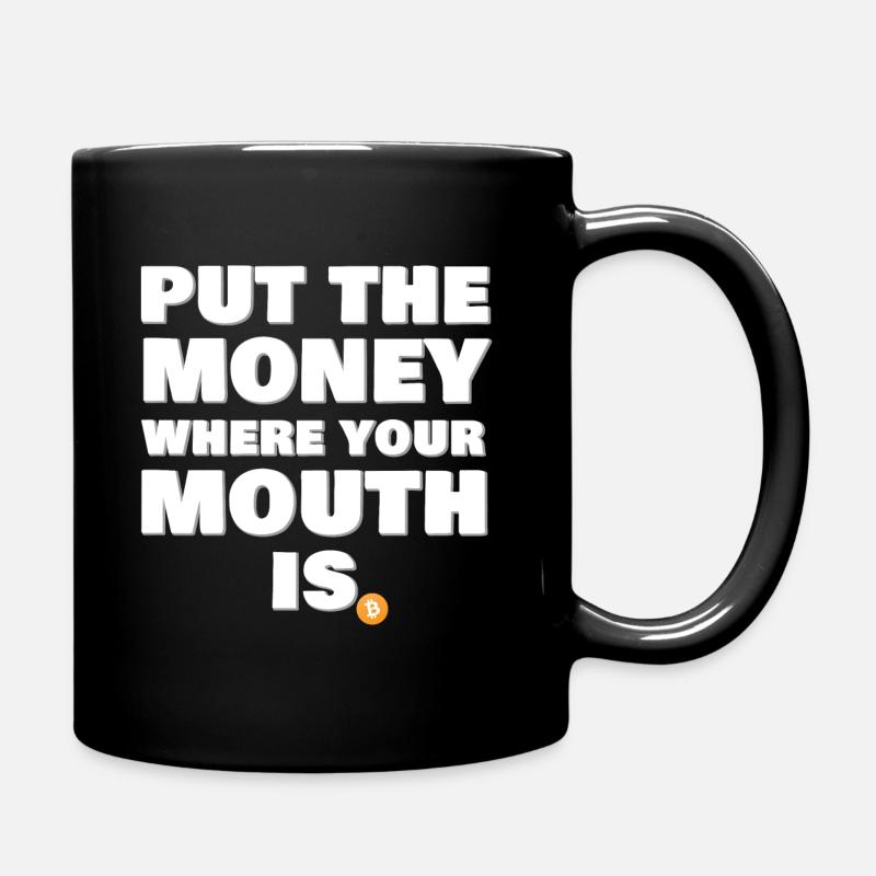 Mettez l’argent! - Mug uni - noir