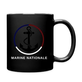 Marine Nationale - Mug uni - noir - Droite