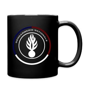 Gendarmerie Nationale - Mug uni - noir - Droite
