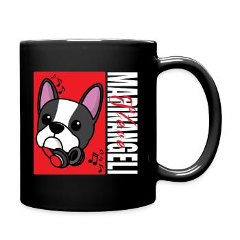 Bulldog Head STEVE White - Tasse einfarbig - Schwarz - Rechts