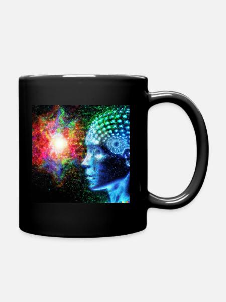 Künstliche Intelligenz - Tasse einfarbig - Schwarz