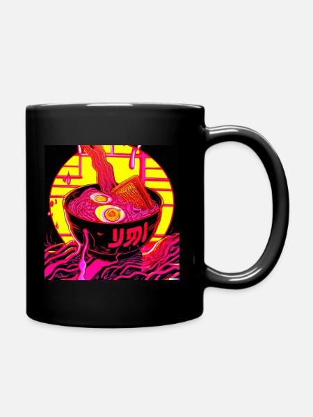 Ramen - Full Colour Mug - black