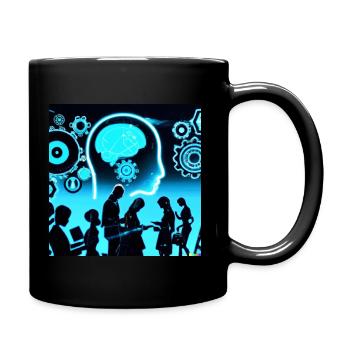 Artificial intelligence - Full Colour Mug - black - Right