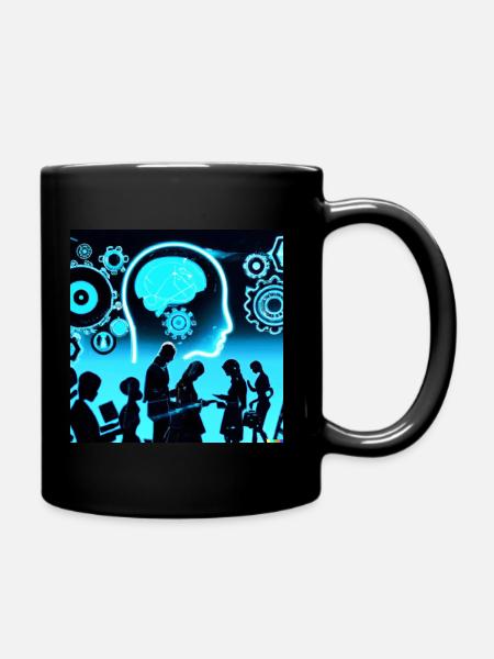 Künstliche Intelligenz - Tasse einfarbig - Schwarz