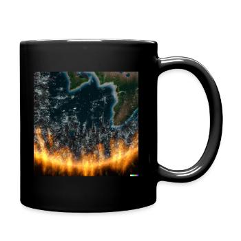 Le dernier jour sur Terre - Mug uni - noir - Droite