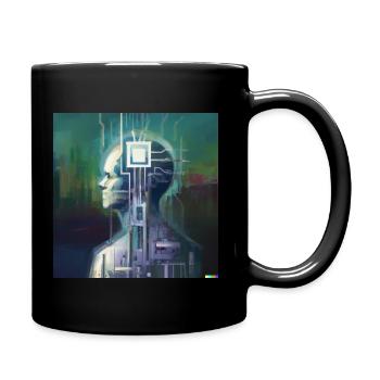 Artificial intelligence - Full Colour Mug - black - Right