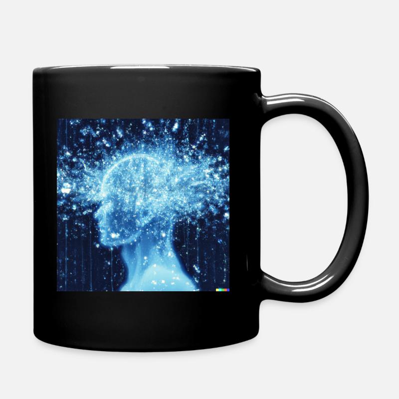 Künstliche Intelligenz - Tasse einfarbig - Schwarz