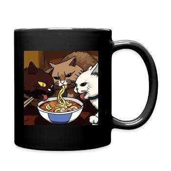 Feline - Full Colour Mug - black - Right