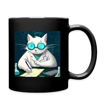 Feline - Full Colour Mug - black - Right