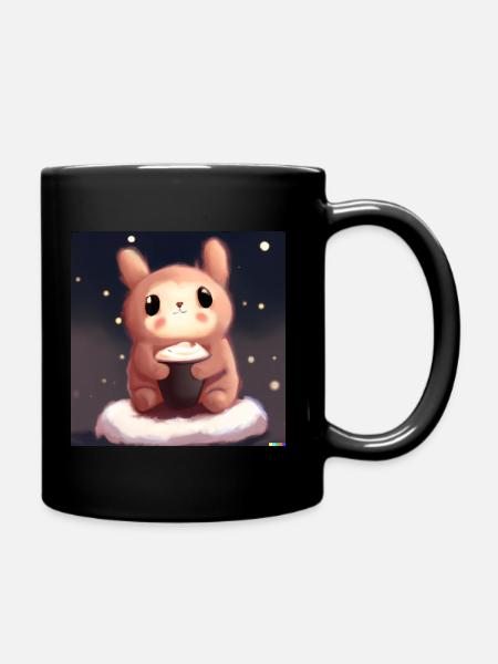Animal moelleux - Mug uni - noir
