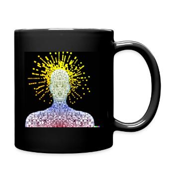 Artificial intelligence - Full Colour Mug - black - Right