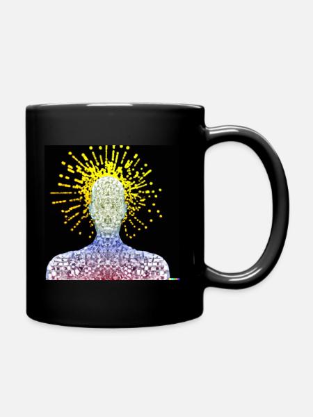 Künstliche Intelligenz - Tasse einfarbig - Schwarz