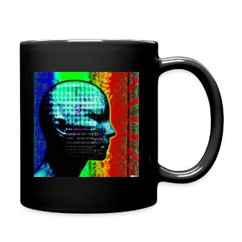 Artificial intelligence - Full Colour Mug - black - Right
