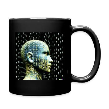Intelligence artificielle - Mug uni - noir - Droite
