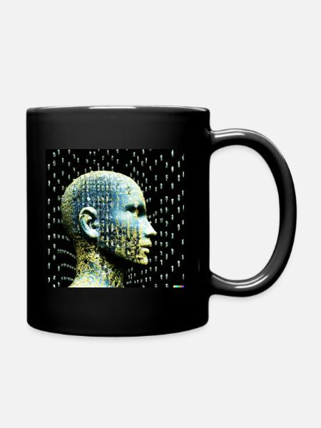 Künstliche Intelligenz - Tasse einfarbig - Schwarz