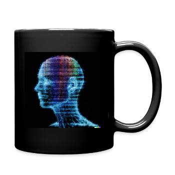 Artificial intelligence - Full Colour Mug - black - Right