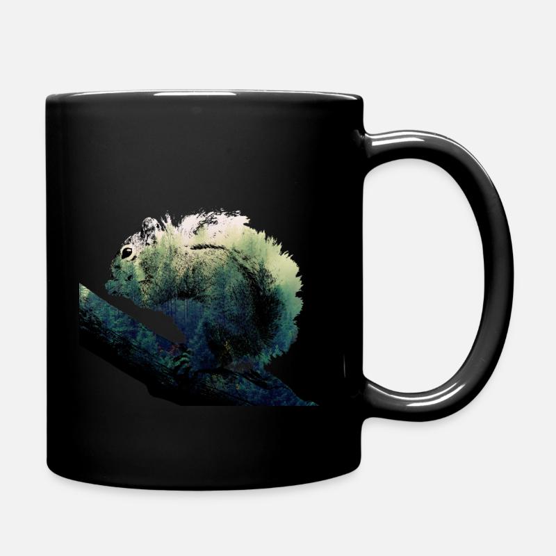 ADHD Cover Squirrel - Tasse einfarbig - Schwarz