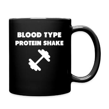 Funny Gym Shirt - Full Colour Mug - black - Right