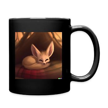 Fennek Desert Fox - Full Colour Mug - black - Right