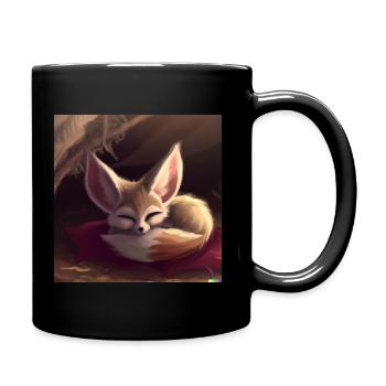 Renard du désert de Fennek - Mug uni - noir - Droite