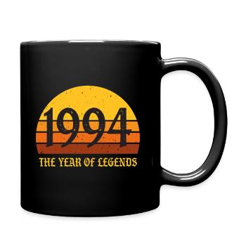 1994 Year of birth Vintage - Full Colour Mug - black - Right