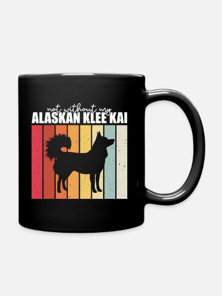 Alaskan Klee Kai - Tasse einfarbig - Schwarz