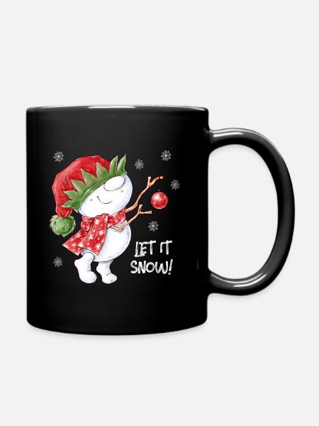 Laissez-le neiger! - Mug uni - noir
