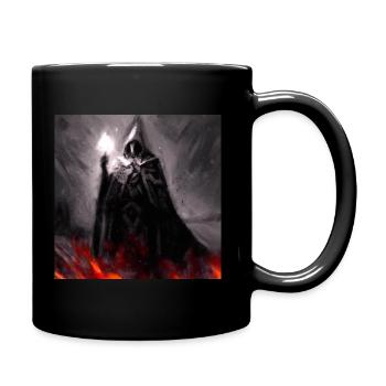 Eine dunkle mystische Gestalt 4 - Tasse einfarbig - Schwarz - Rechts