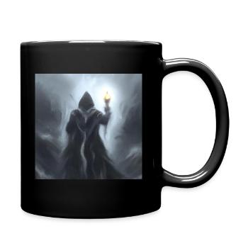 Eine dunkle mystische Gestalt 7 - Tasse einfarbig - Schwarz - Rechts