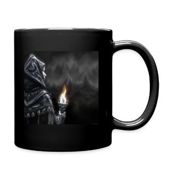 Eine dunkle mystische Gestalt 10 - Tasse einfarbig - Schwarz - Rechts