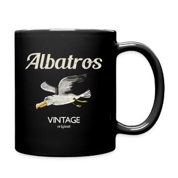 albatros original Tshirt, Hoodie - Tasse einfarbig - Schwarz - Rechts