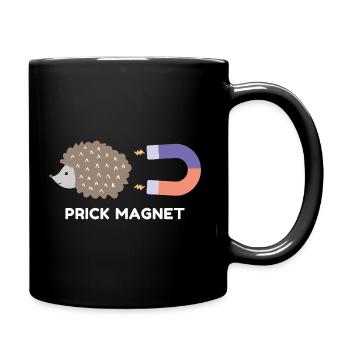 Prick Magnet - Tasse einfarbig - Schwarz - Rechts