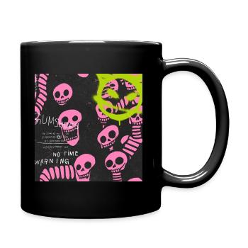 hallowen - Tasse einfarbig - Schwarz - Rechts