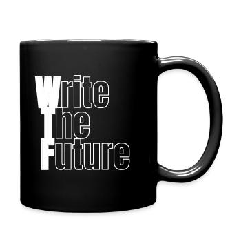 WTF - Write The Future - Full Colour Mug - black - Right