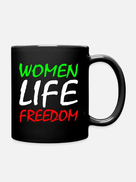 Women life freedom iran - Tasse einfarbig - Schwarz